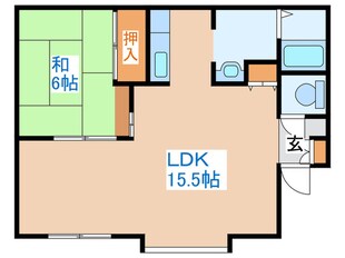 リバ－ウエスト１７５の物件間取画像